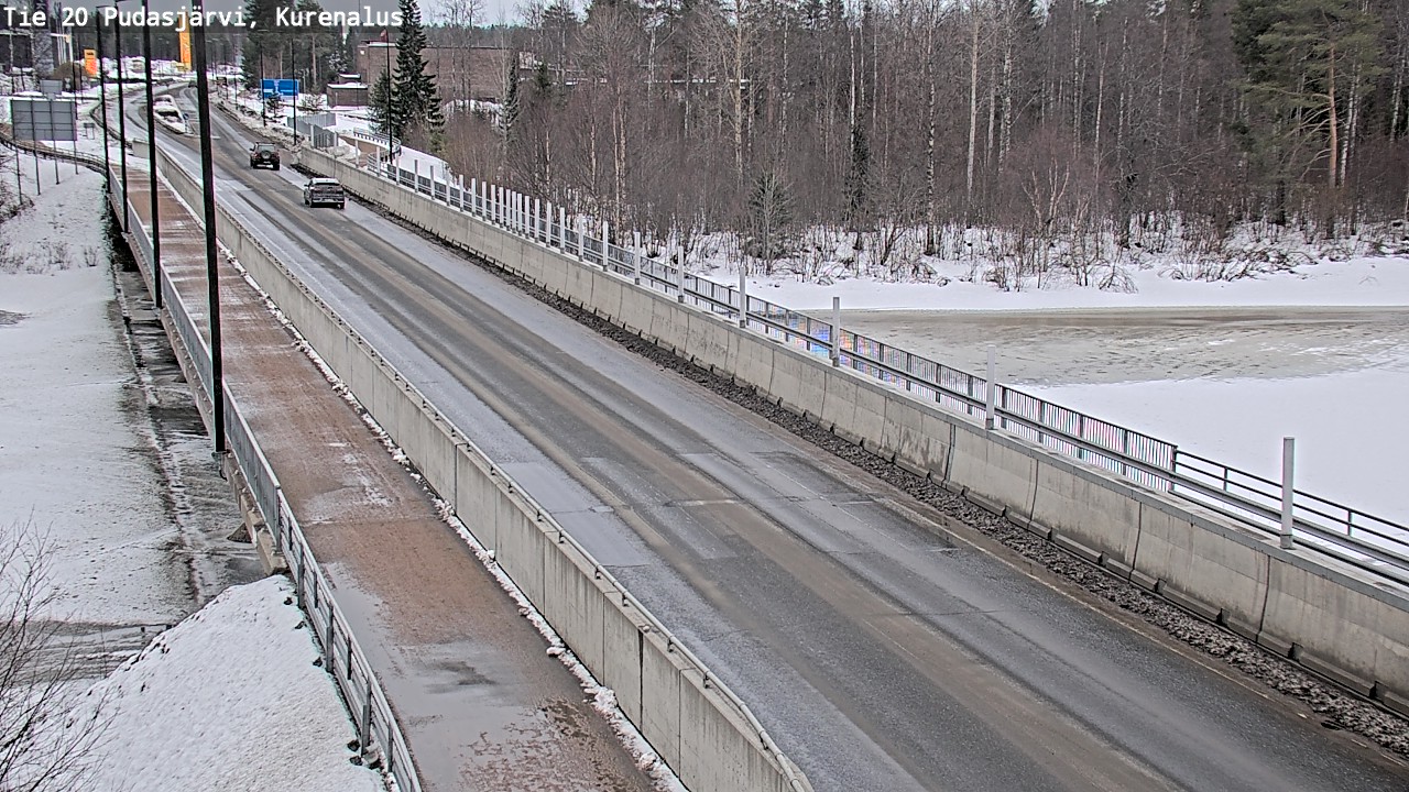 Weather Camera Image Road 20 Pudasjärvi, Kurenalus, Pudasjärvi, Pohjois-Pohjanmaa