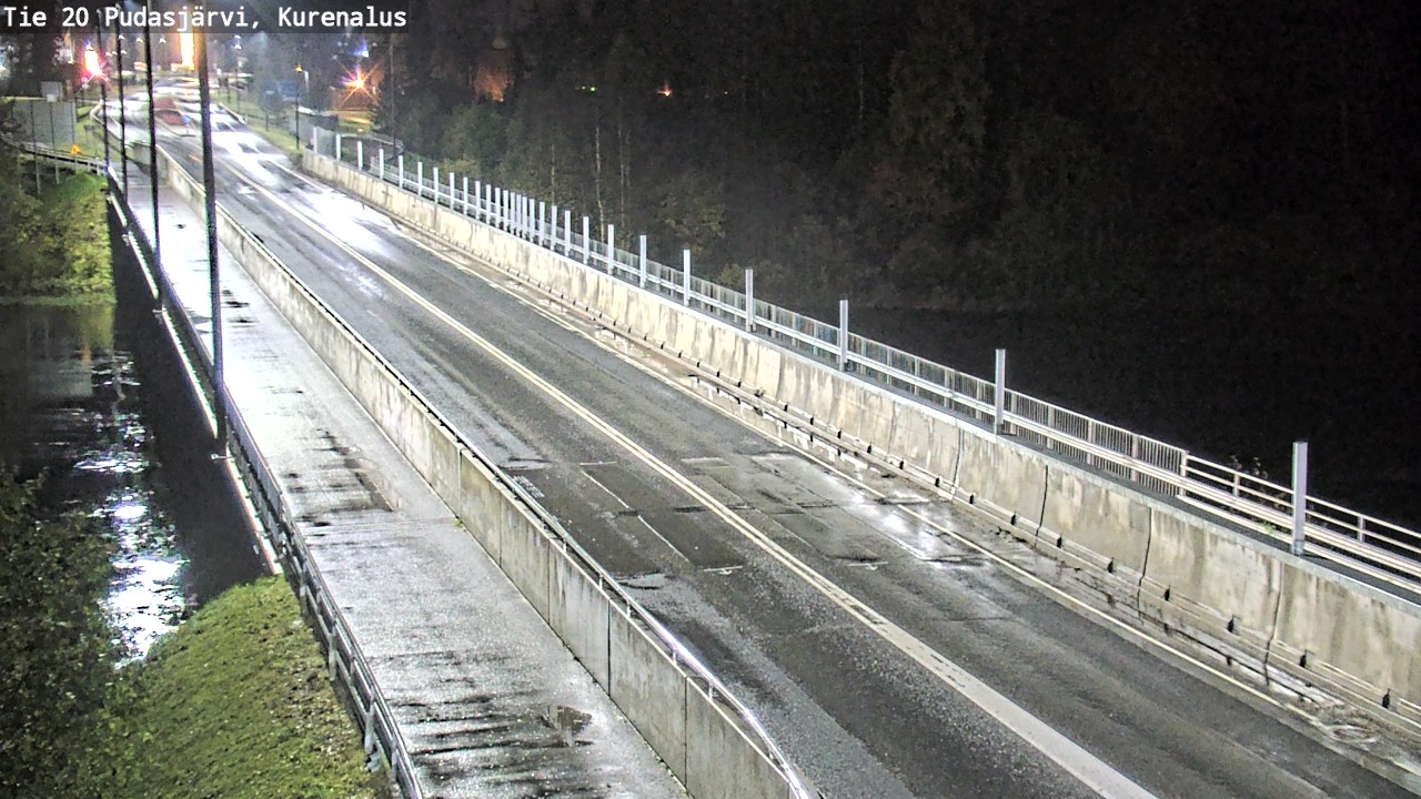 Weather Camera Image Road 20 Pudasjärvi, Kurenalus, Pudasjärvi, Pohjois-Pohjanmaa