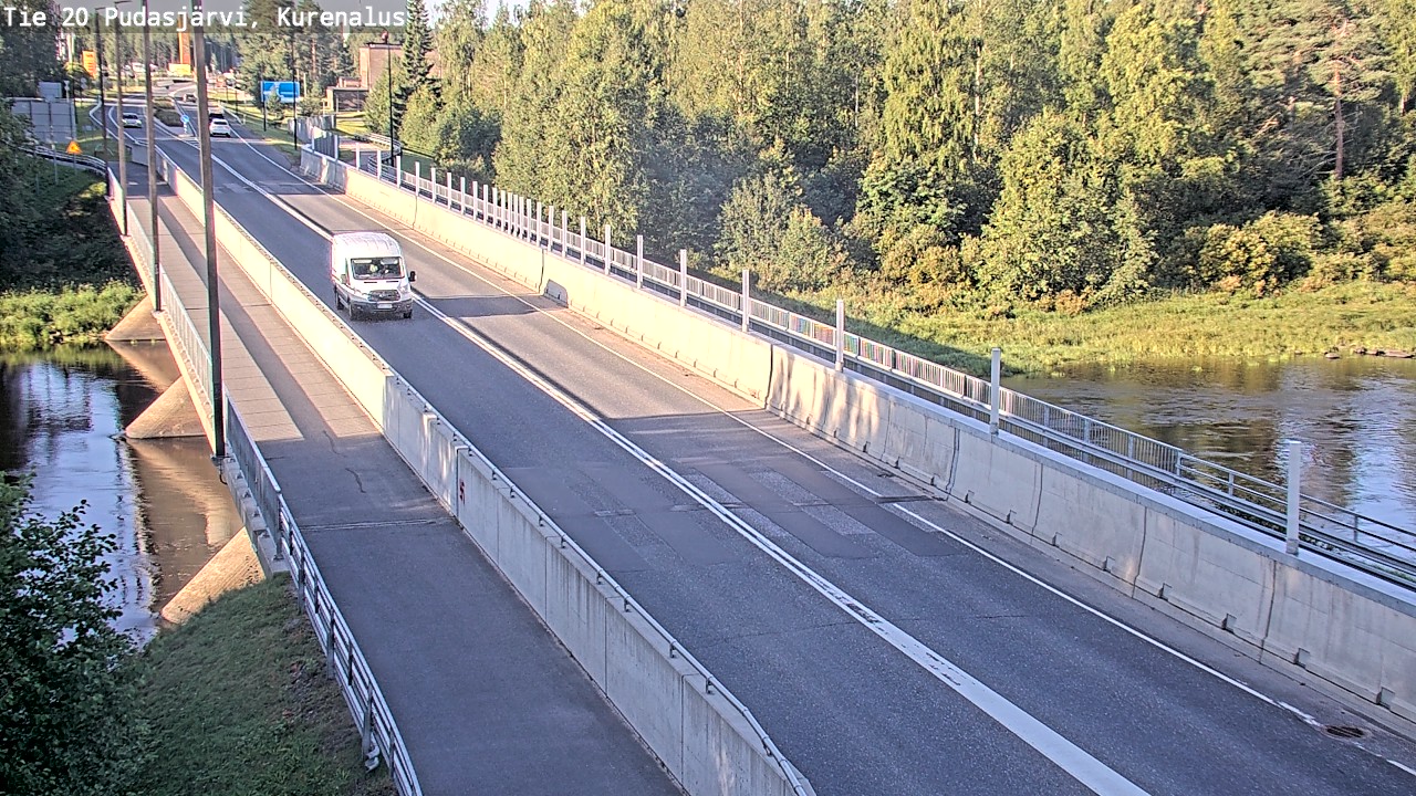 Weather Camera Image Road 20 Pudasjärvi, Kurenalus, Pudasjärvi, Pohjois-Pohjanmaa