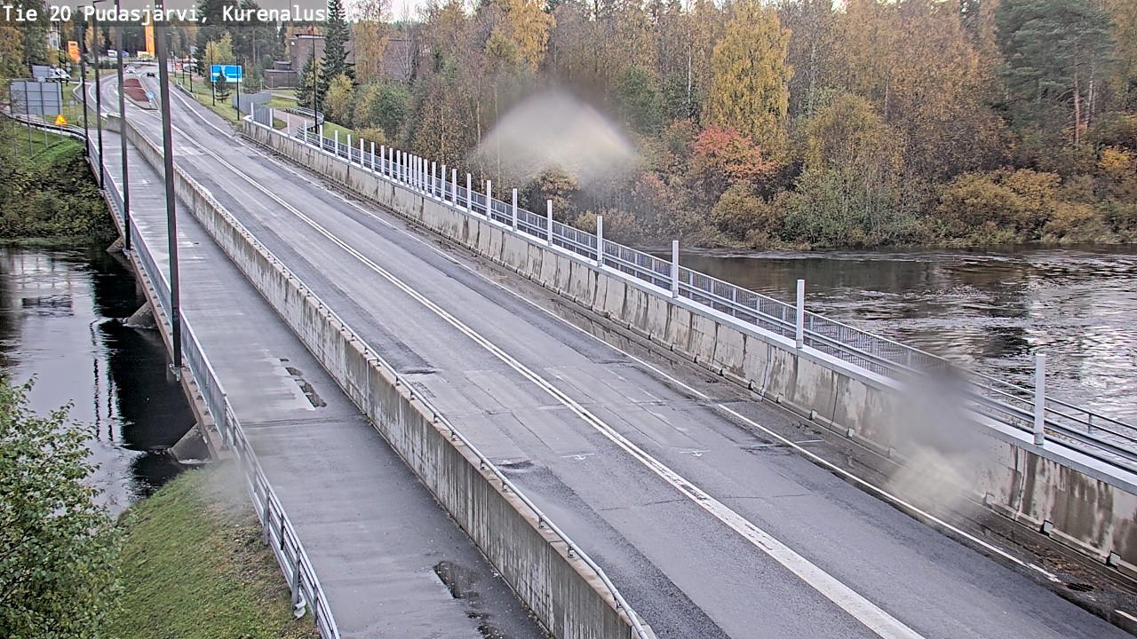 Weather Camera Image Road 20 Pudasjärvi, Kurenalus, Pudasjärvi, Pohjois-Pohjanmaa
