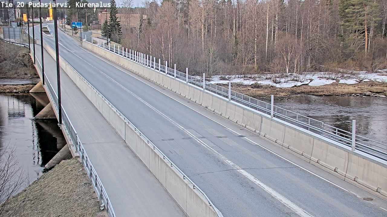 Kelikamerat Kuva Tie 20 Pudasjärvi, Kurenalus, Pudasjärvi, Pohjois-Pohjanmaa