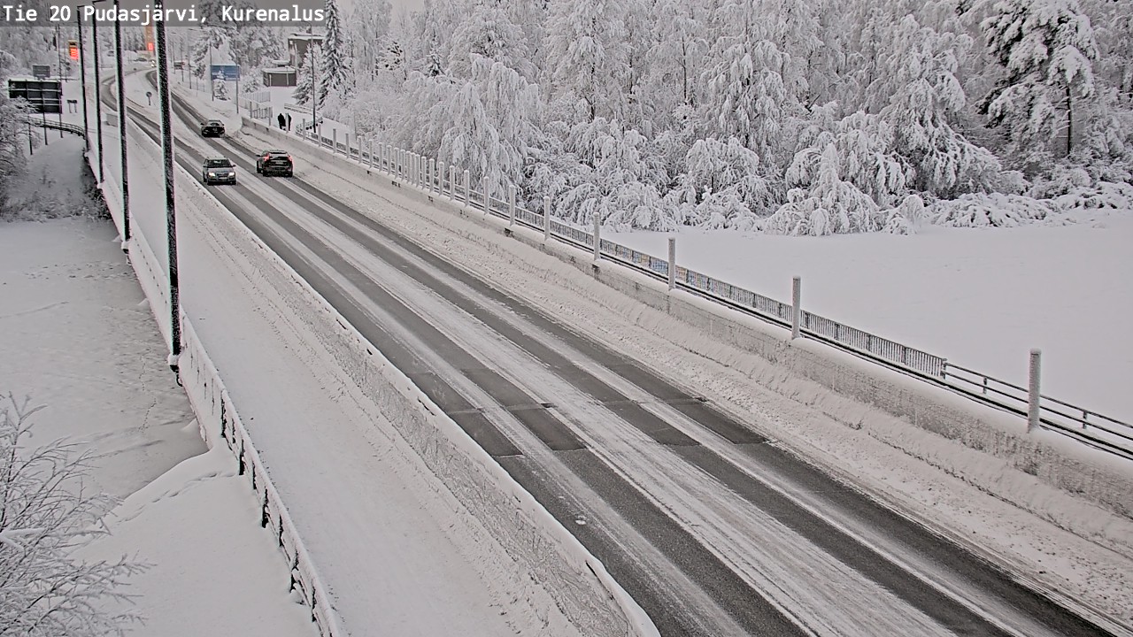 Kelikamerat Kuva Tie 20 Pudasjärvi, Kurenalus, Pudasjärvi, Pohjois-Pohjanmaa