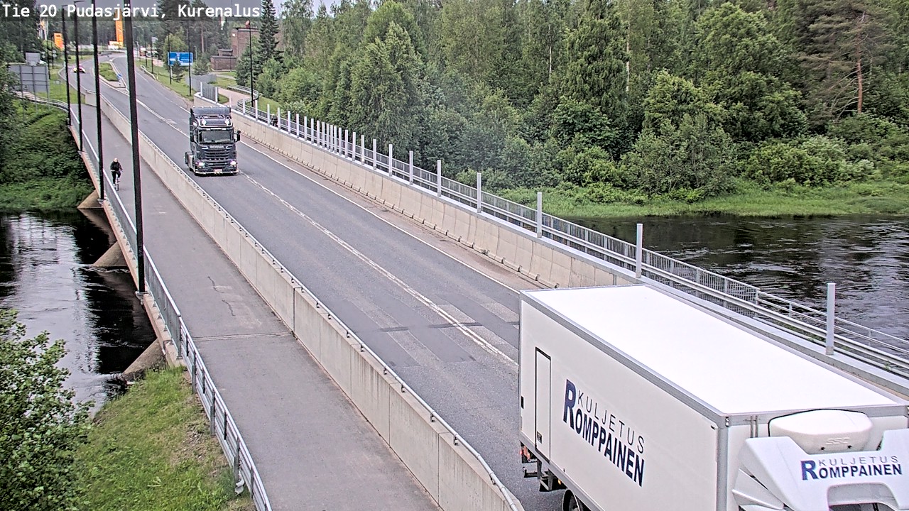Kelikamerat Kuva Tie 20 Pudasjärvi, Kurenalus, Pudasjärvi, Pohjois-Pohjanmaa
