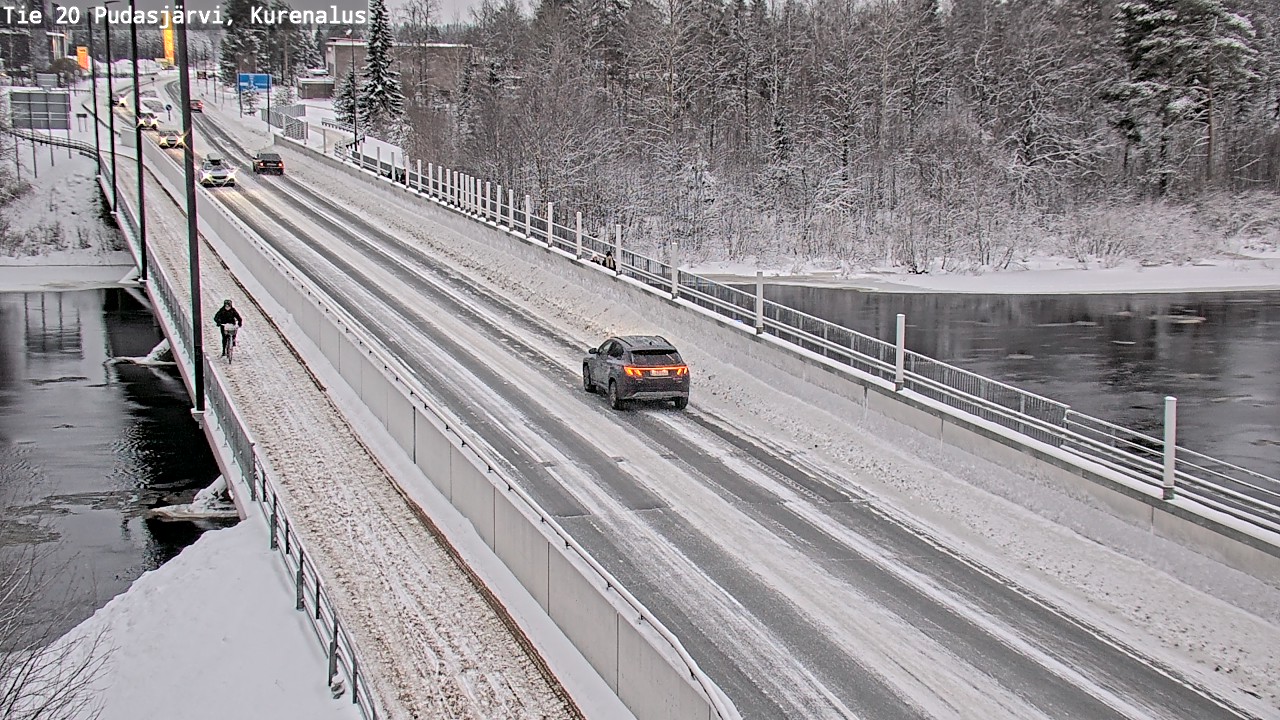 Weather Camera Image Väg 20Pudasjärvi, Kurenalus, Pudasjärvi, Pohjois-Pohjanmaa