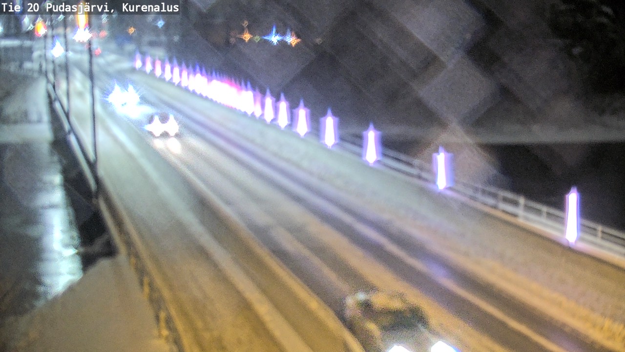 Weather Camera Image Väg 20Pudasjärvi, Kurenalus, Pudasjärvi, Pohjois-Pohjanmaa