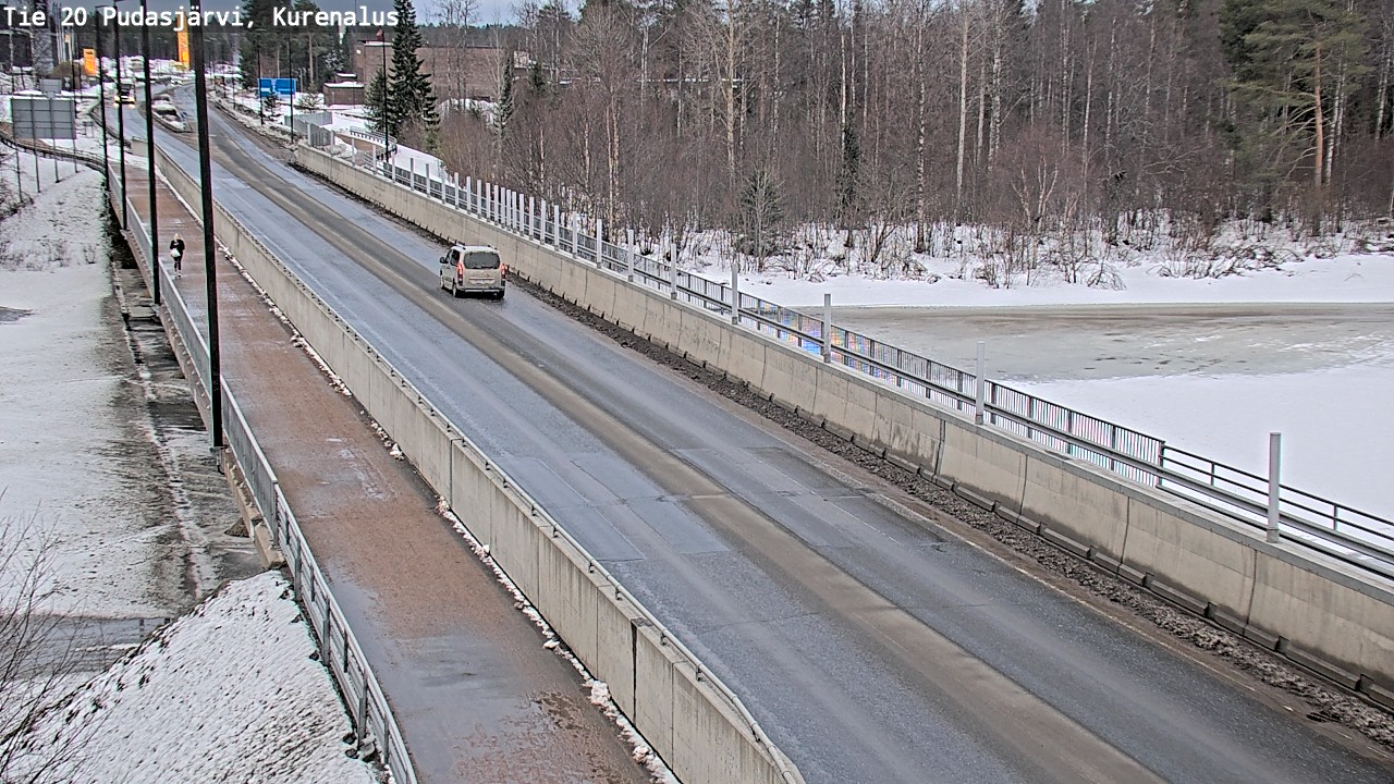 Weather Camera Image Road 20 Pudasjärvi, Kurenalus, Pudasjärvi, Pohjois-Pohjanmaa
