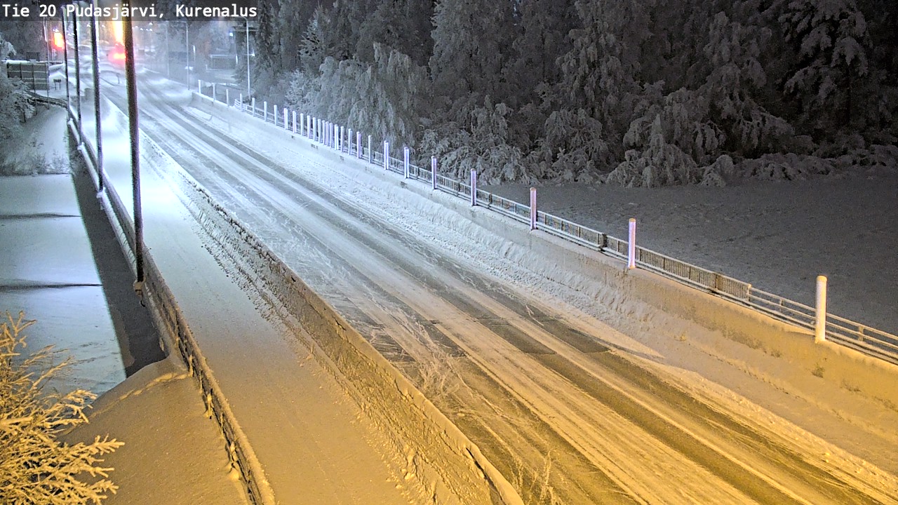 Kelikamerat Kuva Tie 20 Pudasjärvi, Kurenalus, Pudasjärvi, Pohjois-Pohjanmaa