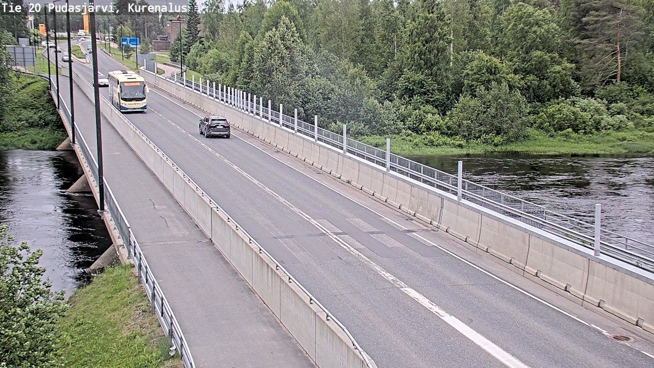 Weather Camera Image Väg 20Pudasjärvi, Kurenalus, Pudasjärvi, Pohjois-Pohjanmaa