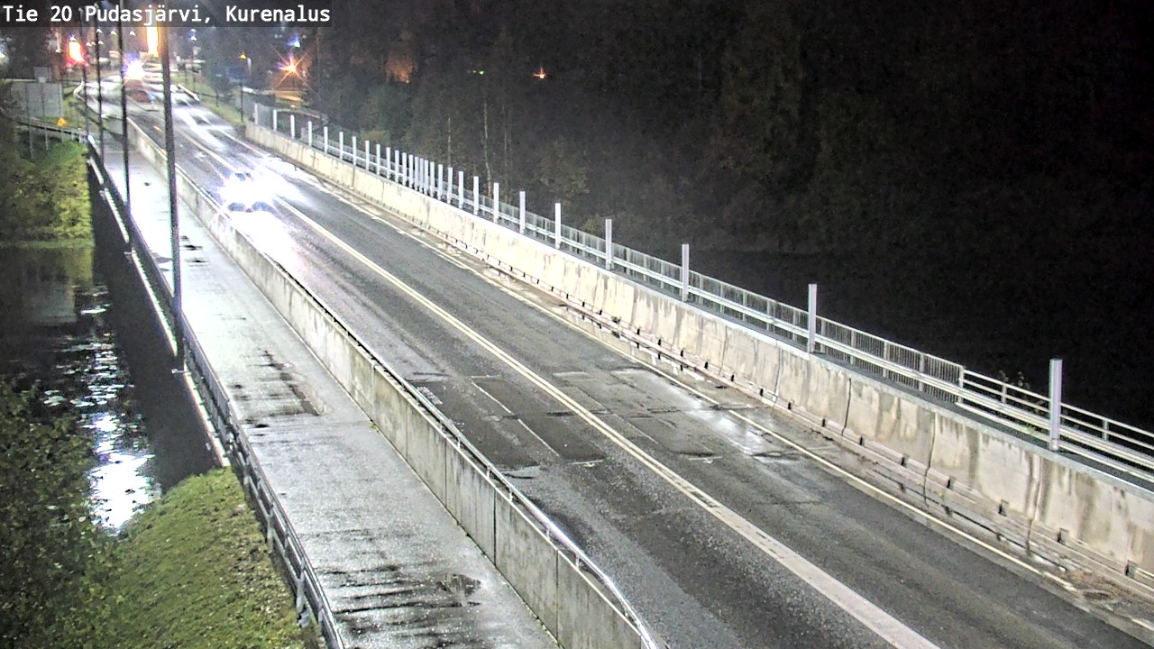 Weather Camera Image Road 20 Pudasjärvi, Kurenalus, Pudasjärvi, Pohjois-Pohjanmaa