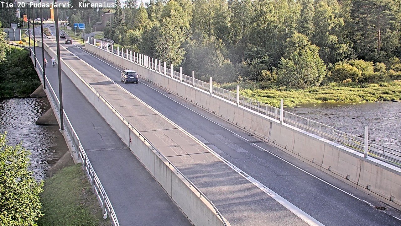 Weather Camera Image Road 20 Pudasjärvi, Kurenalus, Pudasjärvi, Pohjois-Pohjanmaa