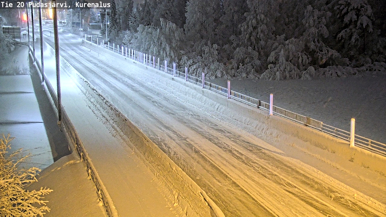 Kelikamerat Kuva Tie 20 Pudasjärvi, Kurenalus, Pudasjärvi, Pohjois-Pohjanmaa