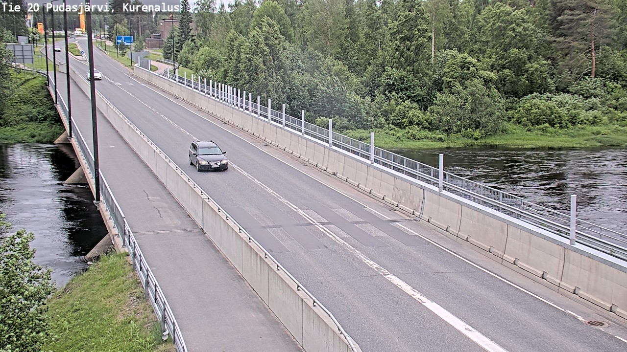 Weather Camera Image Väg 20Pudasjärvi, Kurenalus, Pudasjärvi, Pohjois-Pohjanmaa