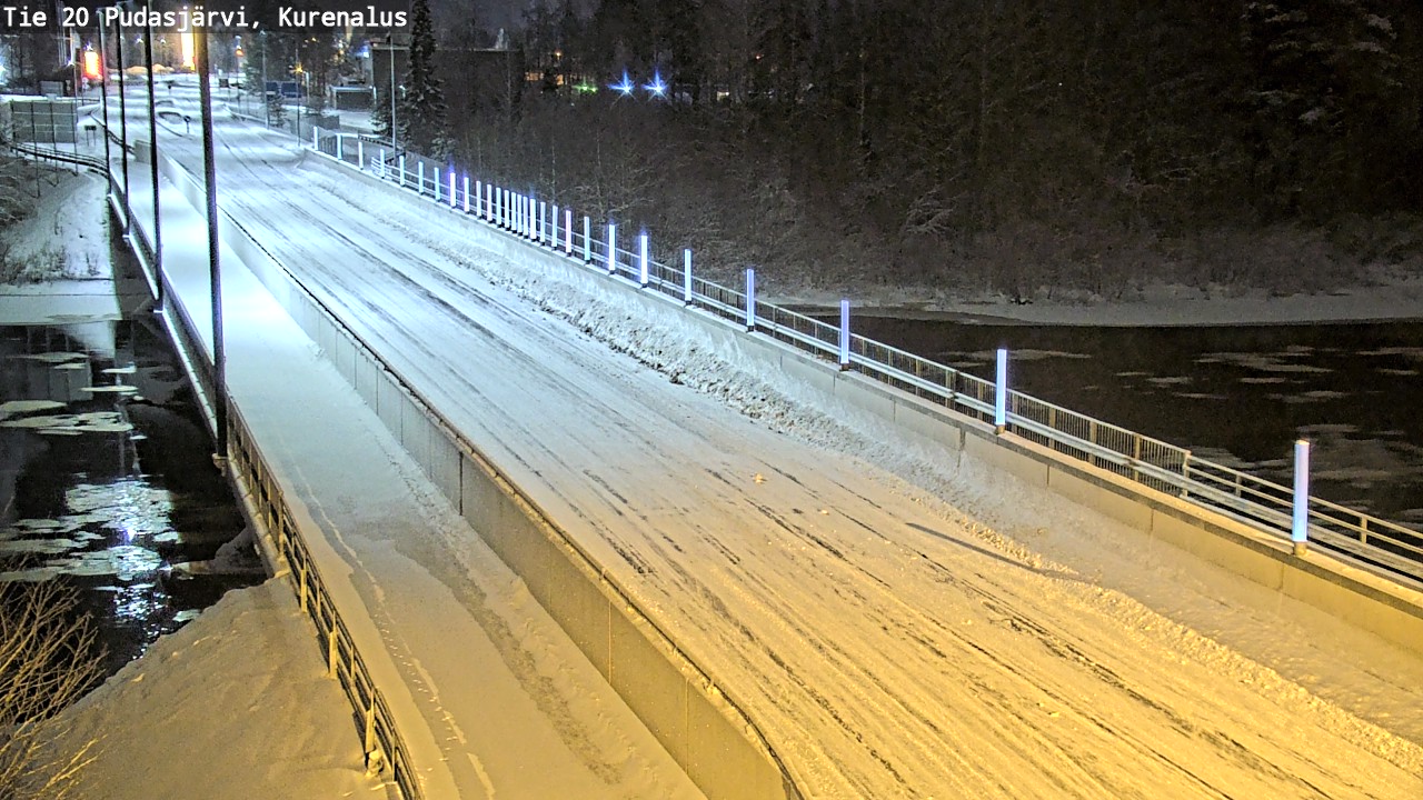 Kelikamerat Kuva Tie 20 Pudasjärvi, Kurenalus, Pudasjärvi, Pohjois-Pohjanmaa