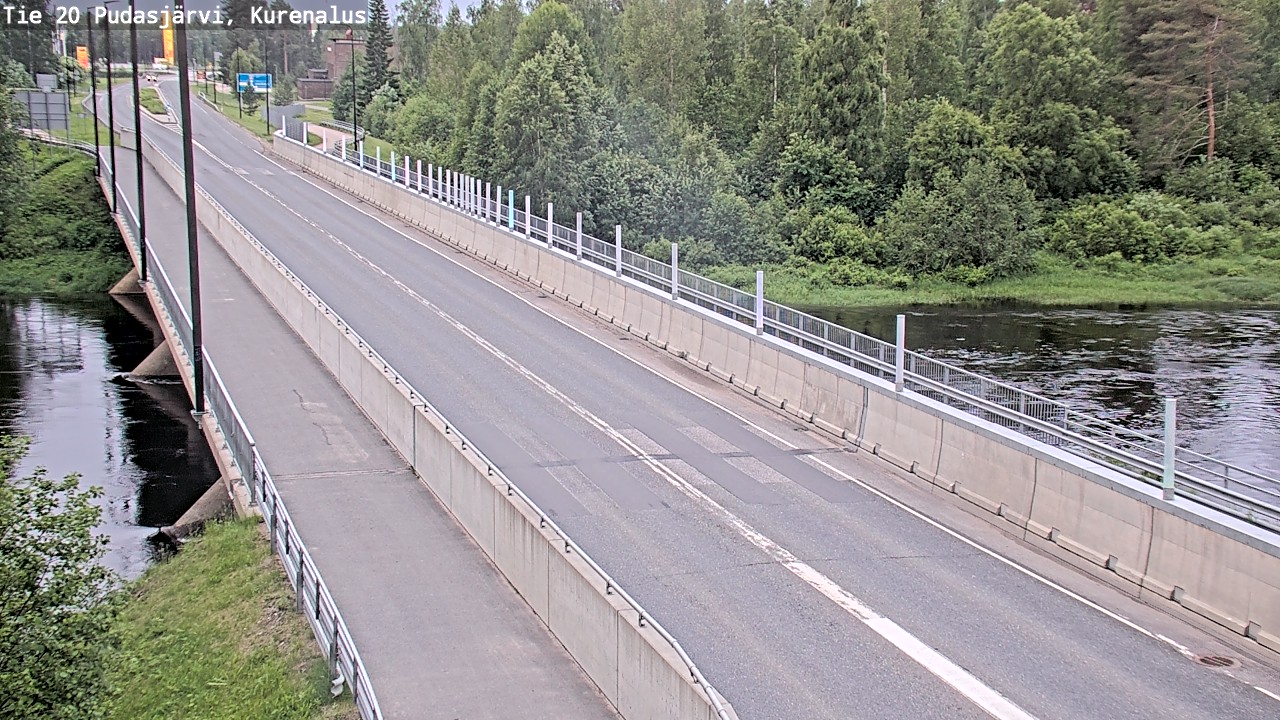 Kelikamerat Kuva Tie 20 Pudasjärvi, Kurenalus, Pudasjärvi, Pohjois-Pohjanmaa