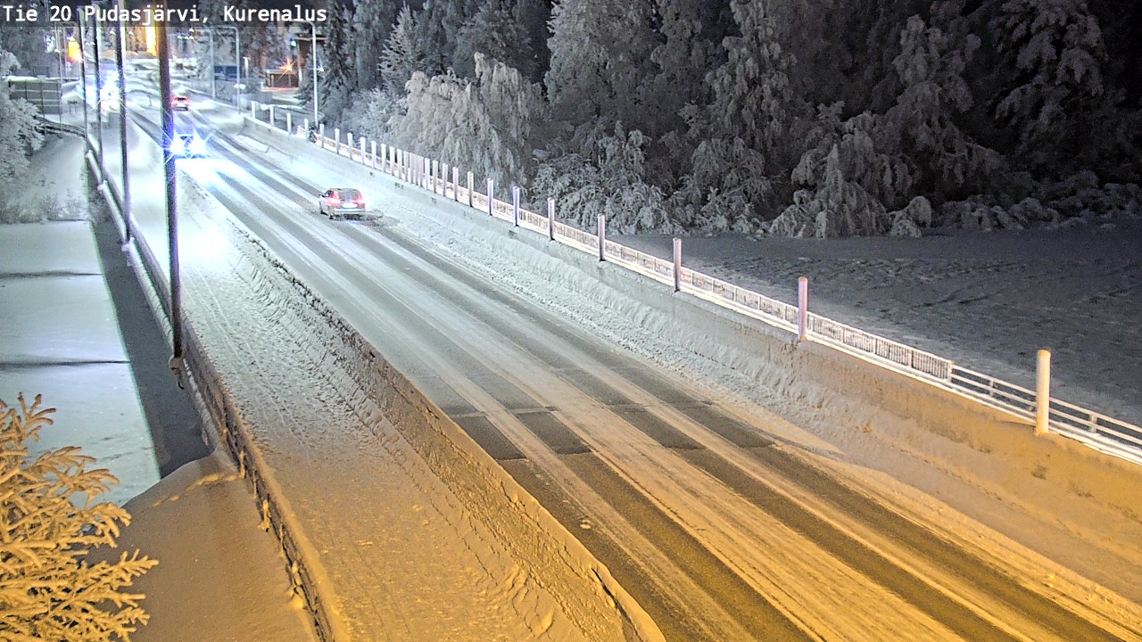 Kelikamerat Kuva Tie 20 Pudasjärvi, Kurenalus, Pudasjärvi, Pohjois-Pohjanmaa