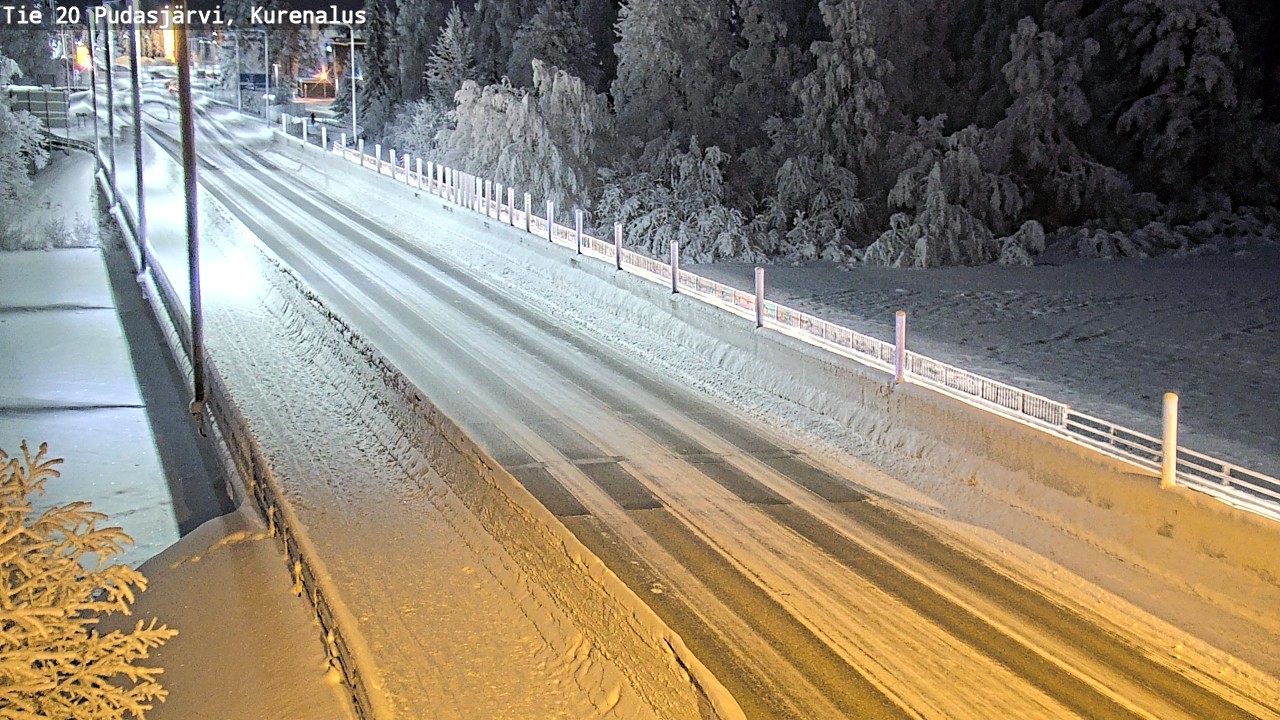 Kelikamerat Kuva Tie 20 Pudasjärvi, Kurenalus, Pudasjärvi, Pohjois-Pohjanmaa