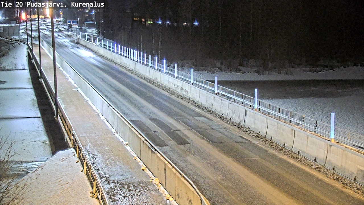 Kelikamerat Kuva Tie 20 Pudasjärvi, Kurenalus, Pudasjärvi, Pohjois-Pohjanmaa