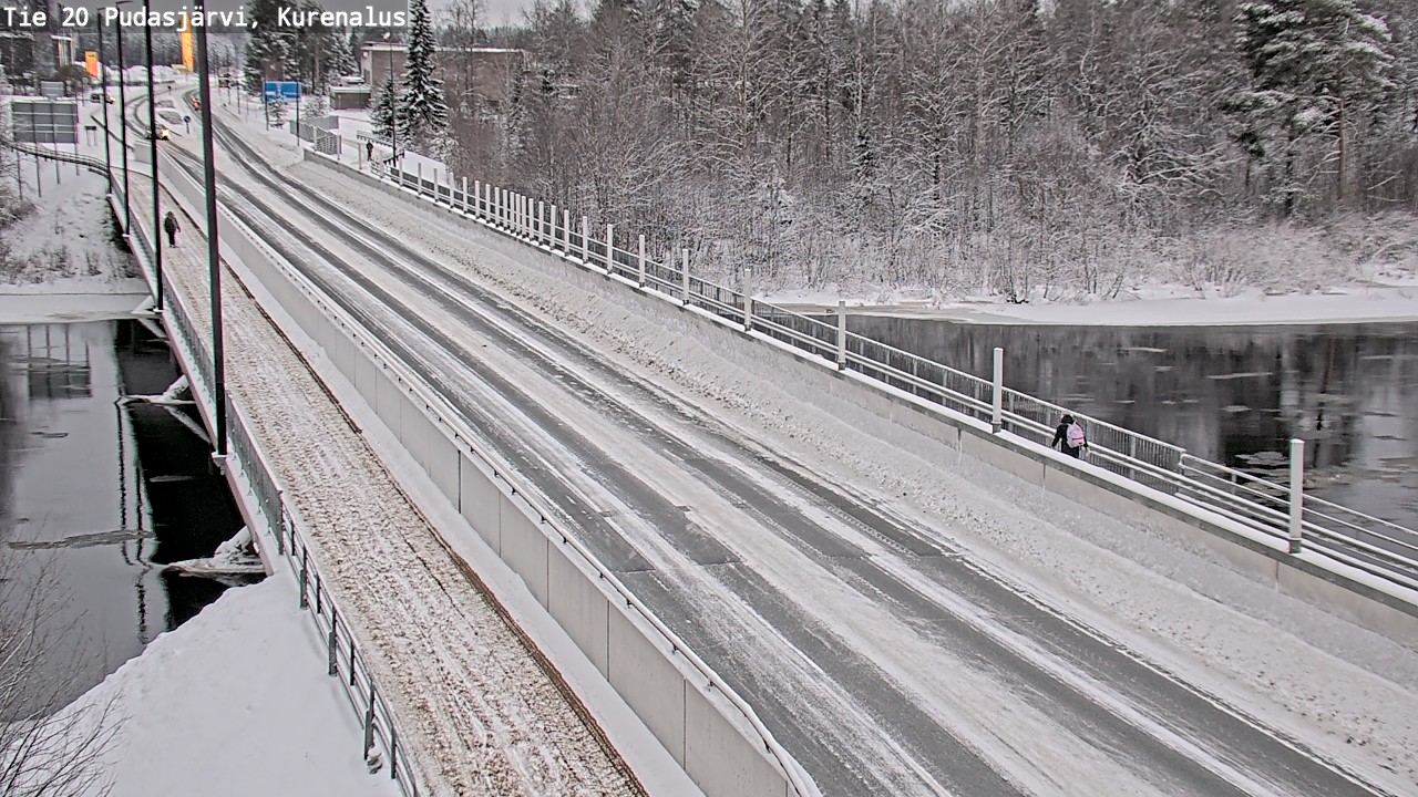Weather Camera Image Väg 20Pudasjärvi, Kurenalus, Pudasjärvi, Pohjois-Pohjanmaa