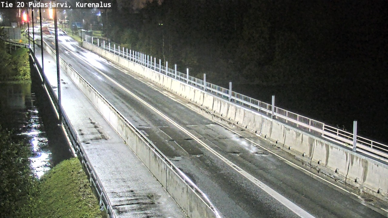 Weather Camera Image Road 20 Pudasjärvi, Kurenalus, Pudasjärvi, Pohjois-Pohjanmaa