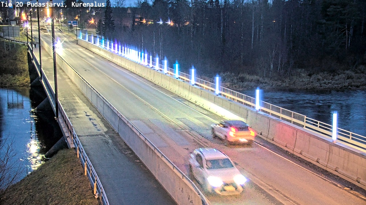 Kelikamerat Kuva Tie 20 Pudasjärvi, Kurenalus, Pudasjärvi, Pohjois-Pohjanmaa