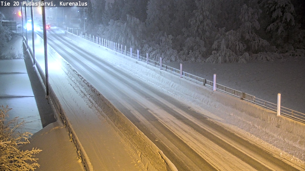 Kelikamerat Kuva Tie 20 Pudasjärvi, Kurenalus, Pudasjärvi, Pohjois-Pohjanmaa