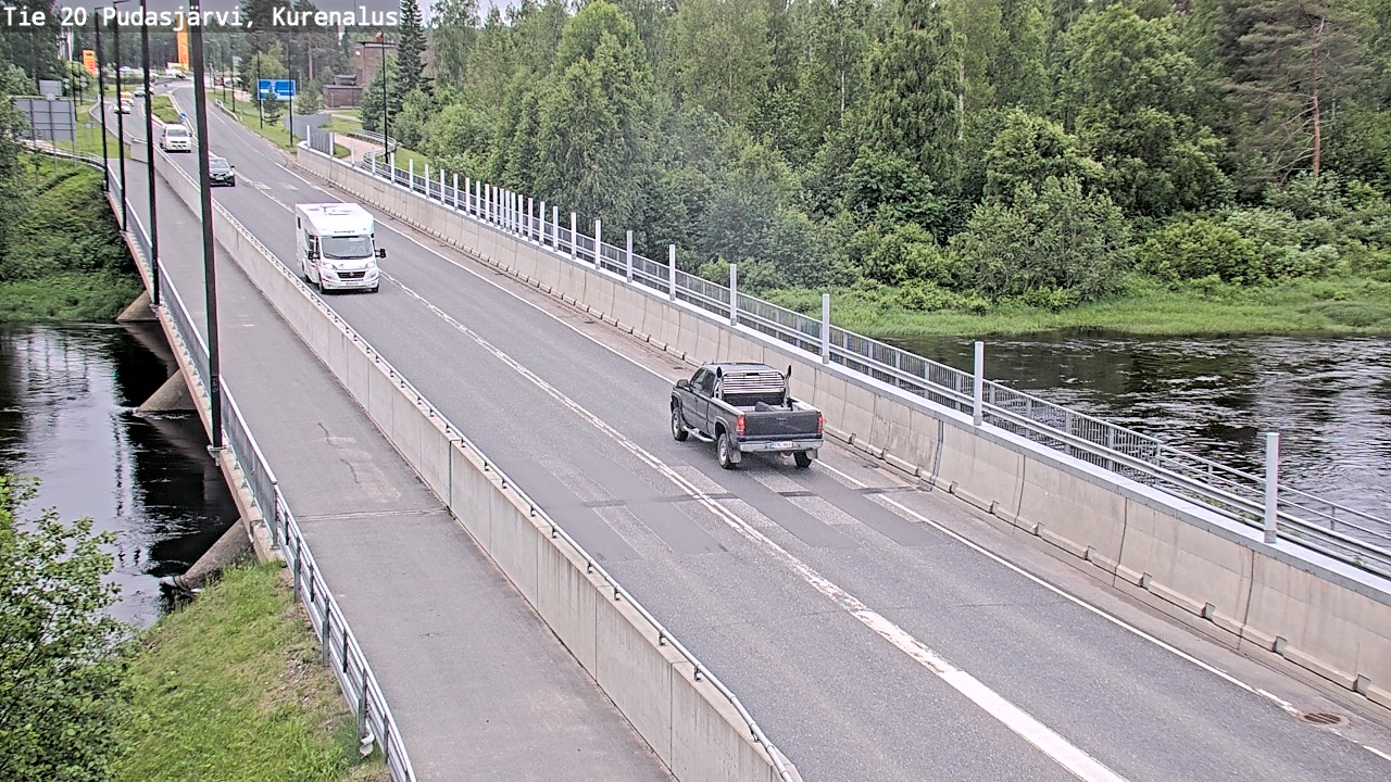 Kelikamerat Kuva Tie 20 Pudasjärvi, Kurenalus, Pudasjärvi, Pohjois-Pohjanmaa