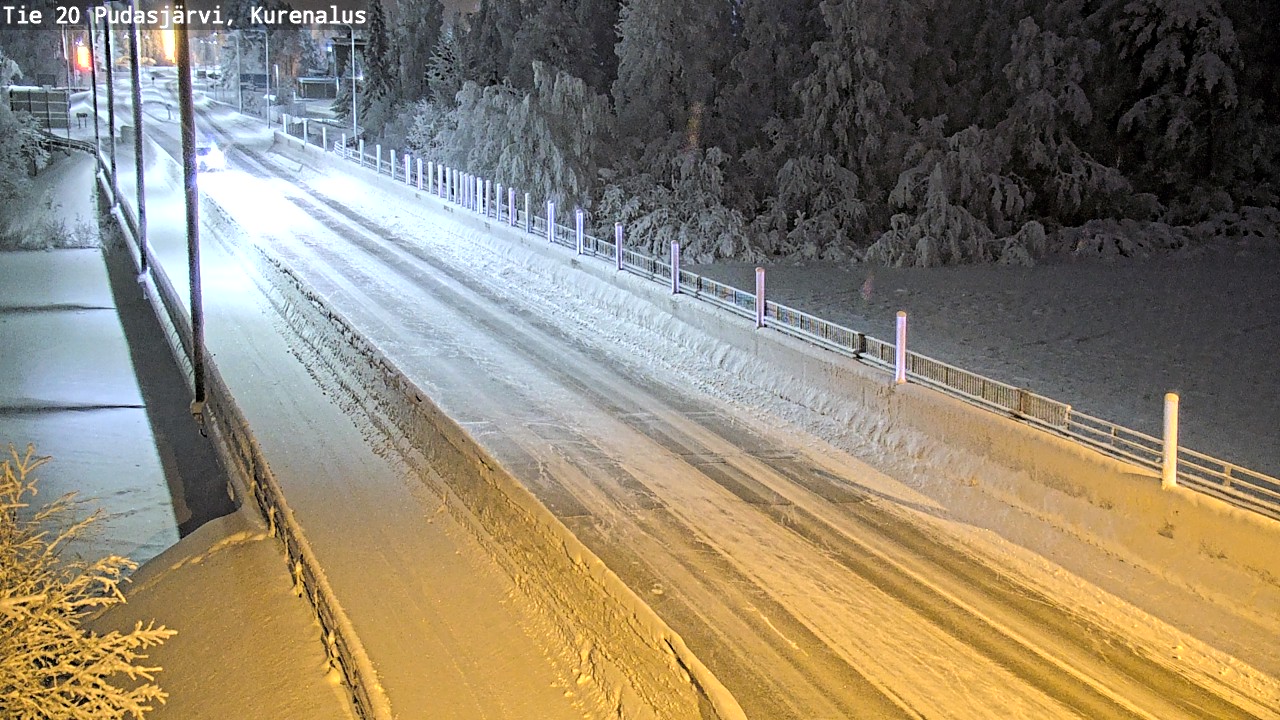 Kelikamerat Kuva Tie 20 Pudasjärvi, Kurenalus, Pudasjärvi, Pohjois-Pohjanmaa