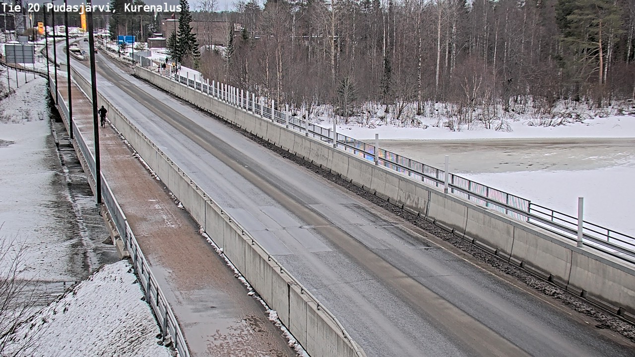 Weather Camera Image Road 20 Pudasjärvi, Kurenalus, Pudasjärvi, Pohjois-Pohjanmaa
