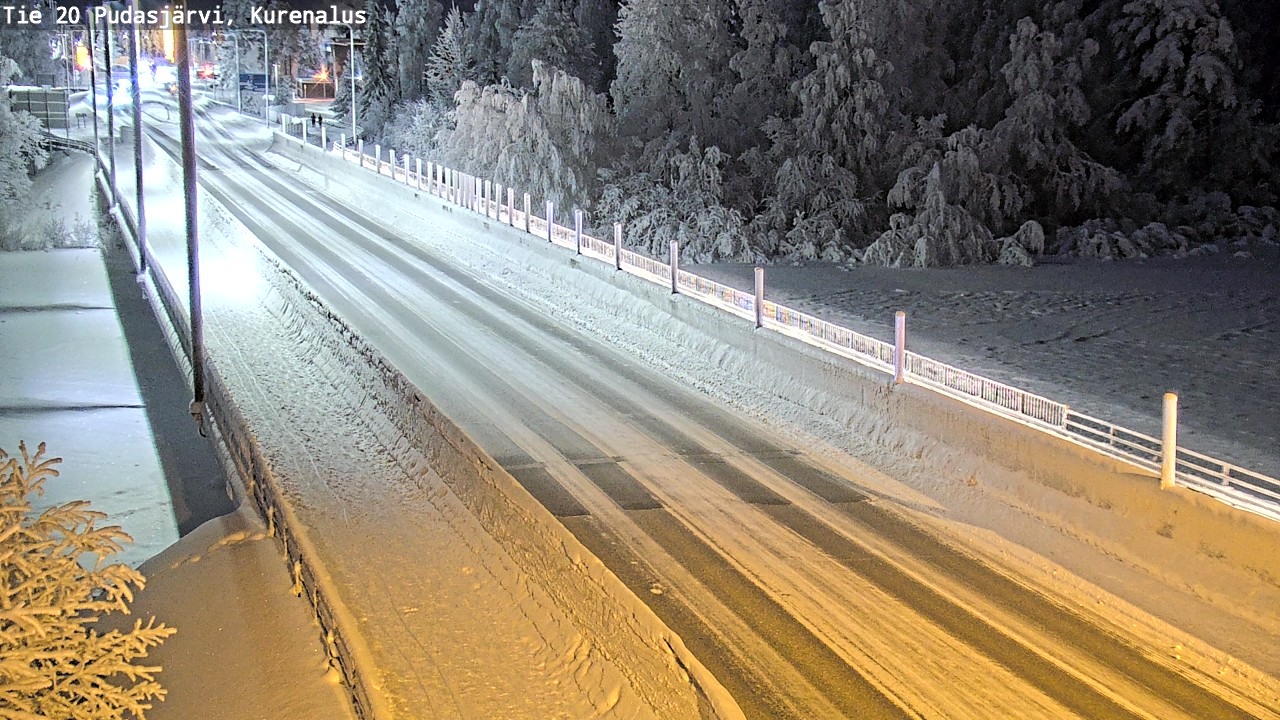 Kelikamerat Kuva Tie 20 Pudasjärvi, Kurenalus, Pudasjärvi, Pohjois-Pohjanmaa