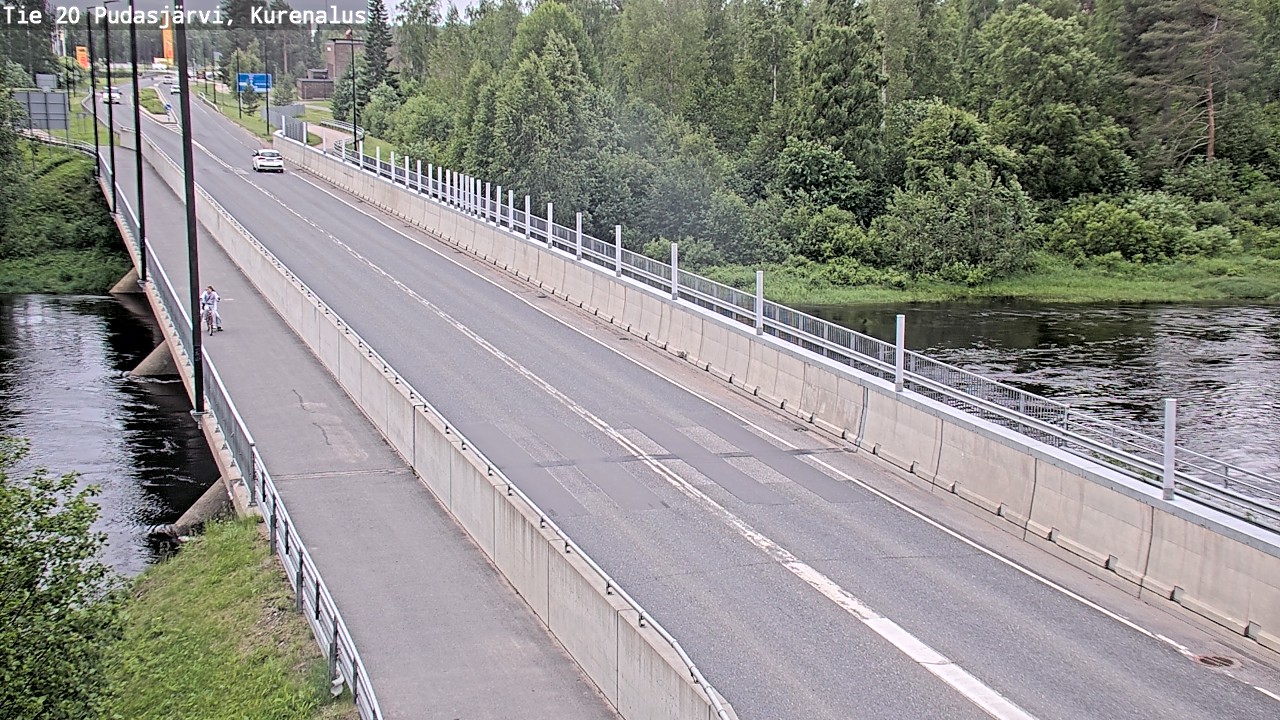 Weather Camera Image Väg 20Pudasjärvi, Kurenalus, Pudasjärvi, Pohjois-Pohjanmaa