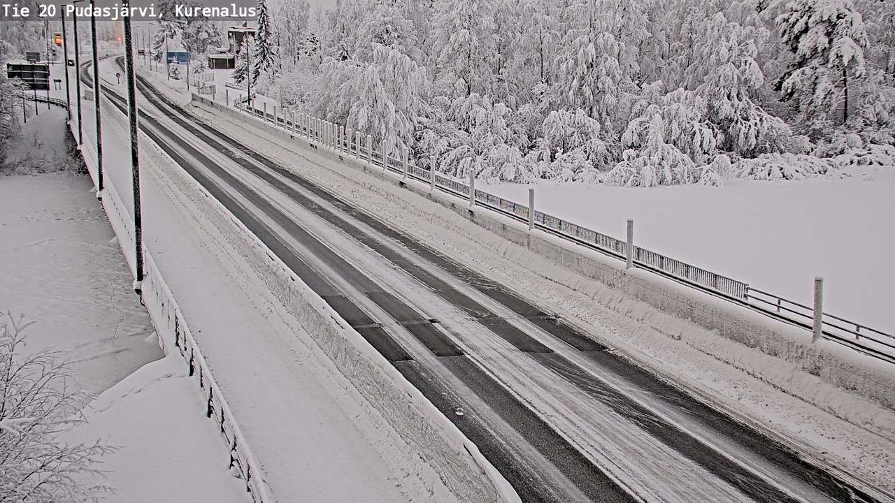 Kelikamerat Kuva Tie 20 Pudasjärvi, Kurenalus, Pudasjärvi, Pohjois-Pohjanmaa