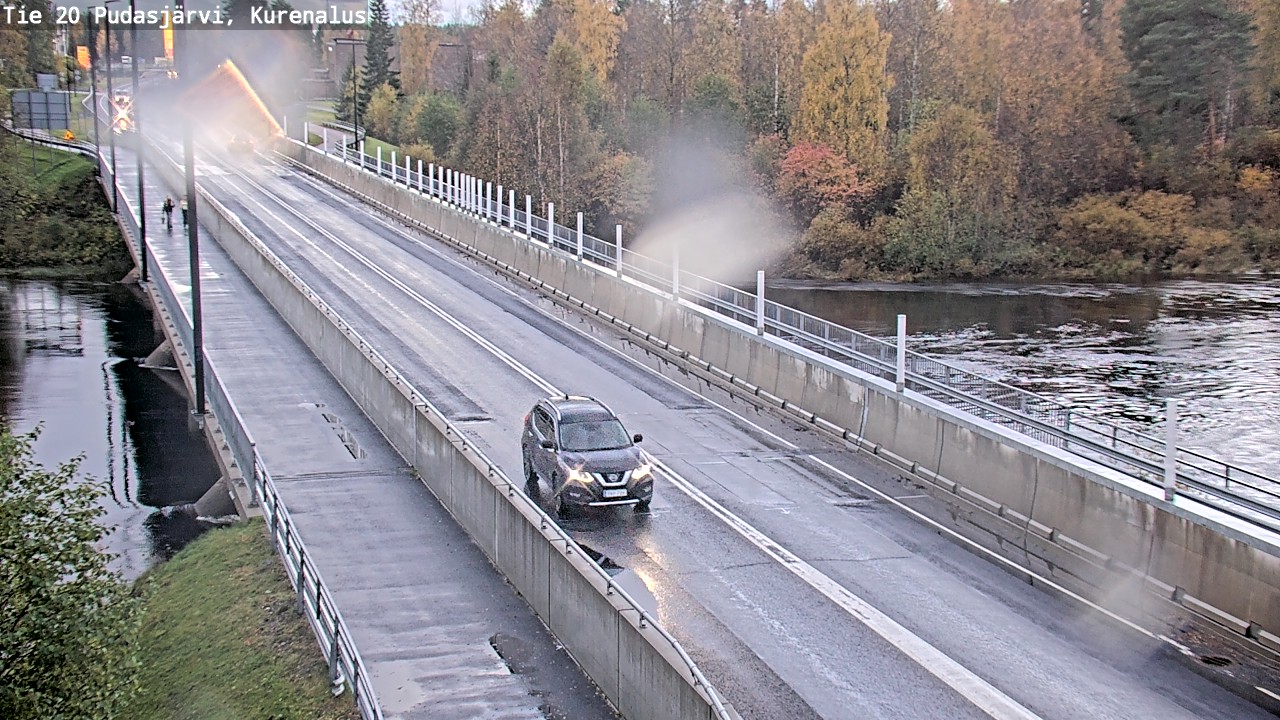 Weather Camera Image Road 20 Pudasjärvi, Kurenalus, Pudasjärvi, Pohjois-Pohjanmaa