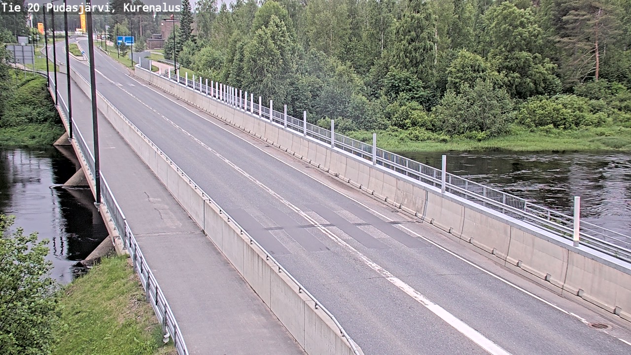 Kelikamerat Kuva Tie 20 Pudasjärvi, Kurenalus, Pudasjärvi, Pohjois-Pohjanmaa