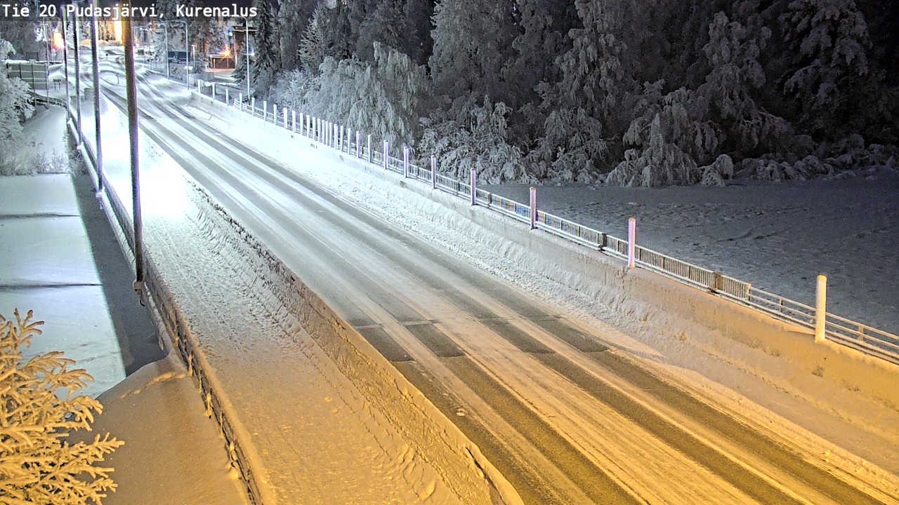 Kelikamerat Kuva Tie 20 Pudasjärvi, Kurenalus, Pudasjärvi, Pohjois-Pohjanmaa