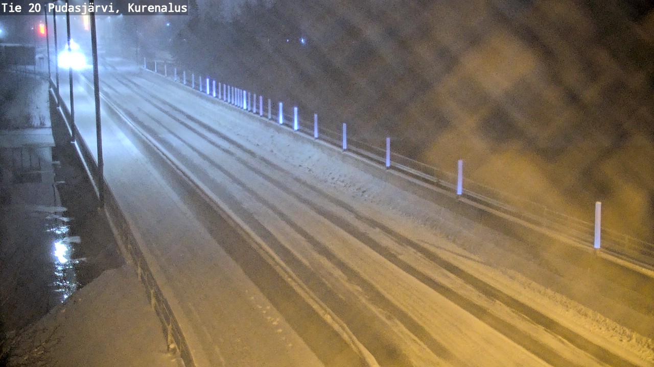 Weather Camera Image Väg 20Pudasjärvi, Kurenalus, Pudasjärvi, Pohjois-Pohjanmaa
