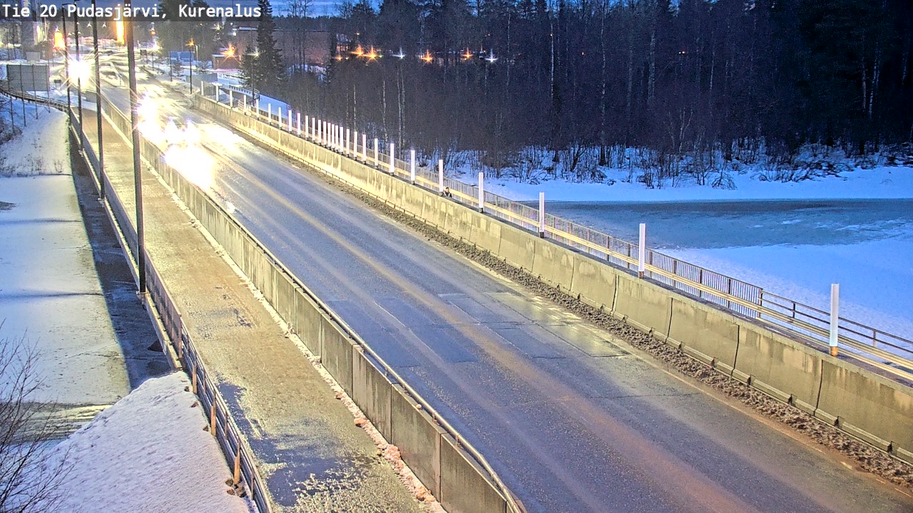 Kelikamerat Kuva Tie 20 Pudasjärvi, Kurenalus, Pudasjärvi, Pohjois-Pohjanmaa