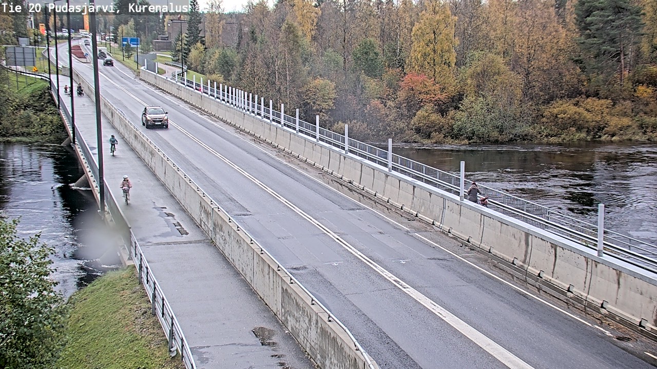 Weather Camera Image Road 20 Pudasjärvi, Kurenalus, Pudasjärvi, Pohjois-Pohjanmaa
