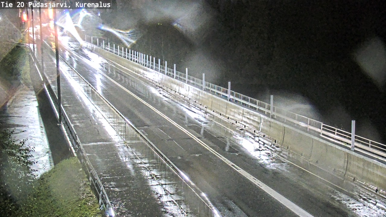 Weather Camera Image Road 20 Pudasjärvi, Kurenalus, Pudasjärvi, Pohjois-Pohjanmaa