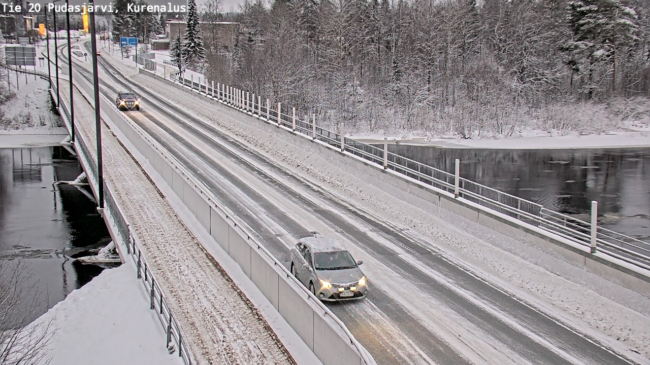 Weather Camera Image Väg 20Pudasjärvi, Kurenalus, Pudasjärvi, Pohjois-Pohjanmaa