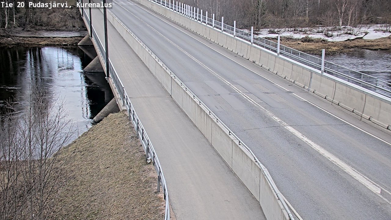 Weather Camera Image Väg 20Pudasjärvi, Kurenalus, Pudasjärvi, Pohjois-Pohjanmaa