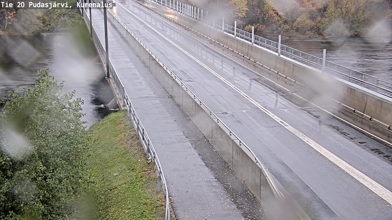 Weather Camera Image Väg 20Pudasjärvi, Kurenalus, Pudasjärvi, Pohjois-Pohjanmaa