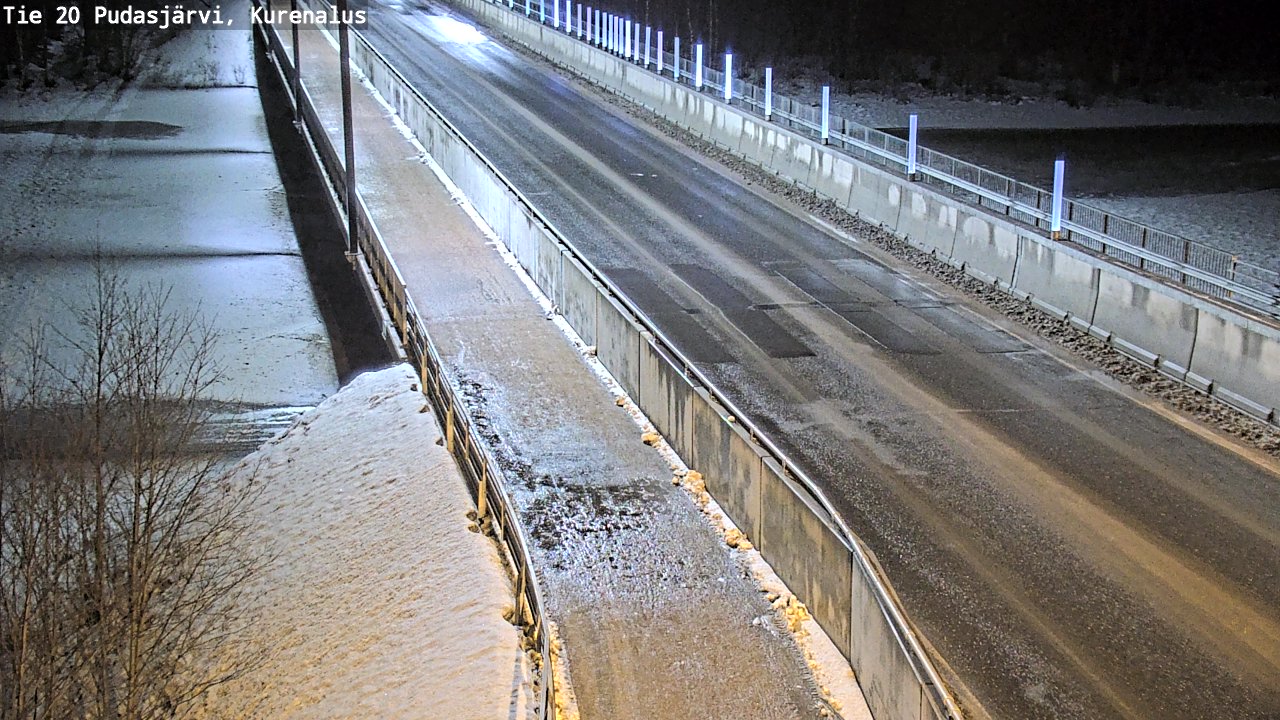 Kelikamerat Kuva Tie 20 Pudasjärvi, Kurenalus, Pudasjärvi, Pohjois-Pohjanmaa