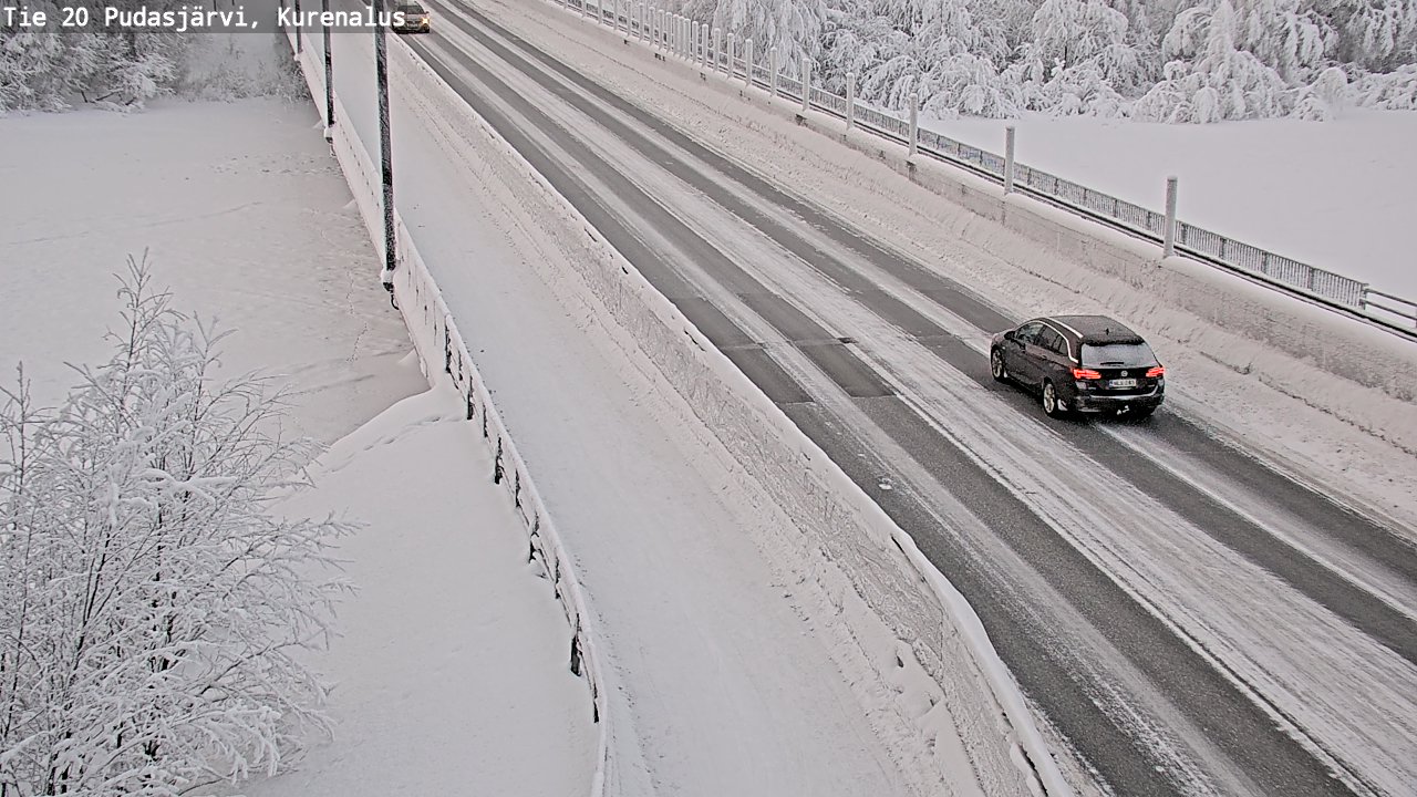 Kelikamerat Kuva Tie 20 Pudasjärvi, Kurenalus, Pudasjärvi, Pohjois-Pohjanmaa