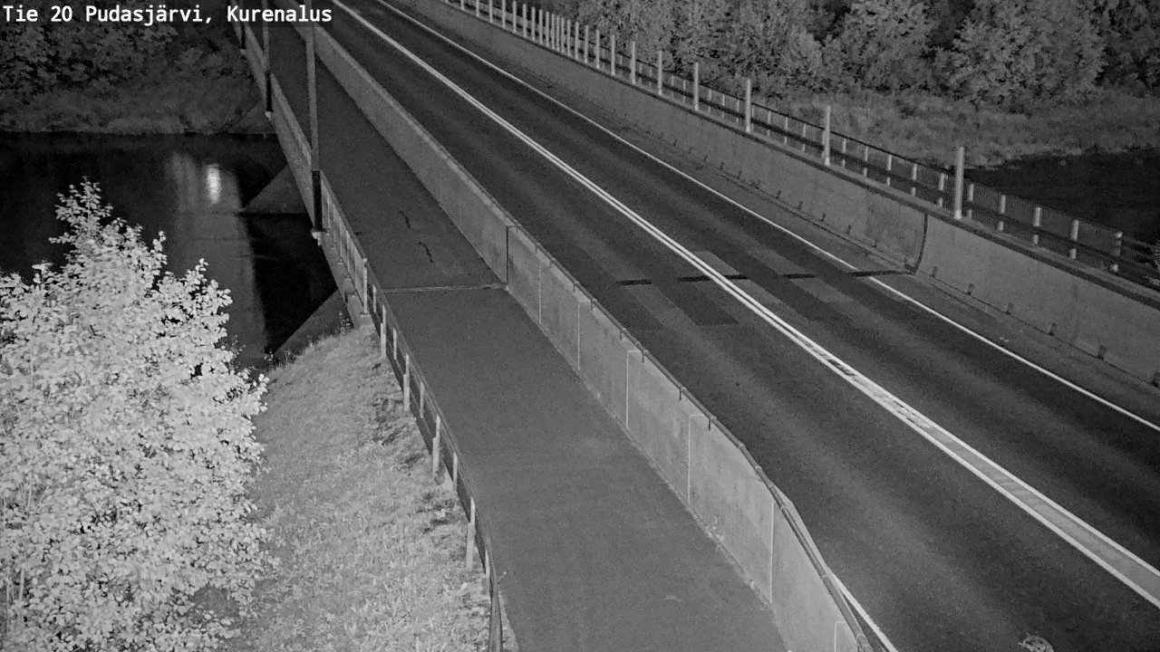 Weather Camera Image Väg 20Pudasjärvi, Kurenalus, Pudasjärvi, Pohjois-Pohjanmaa