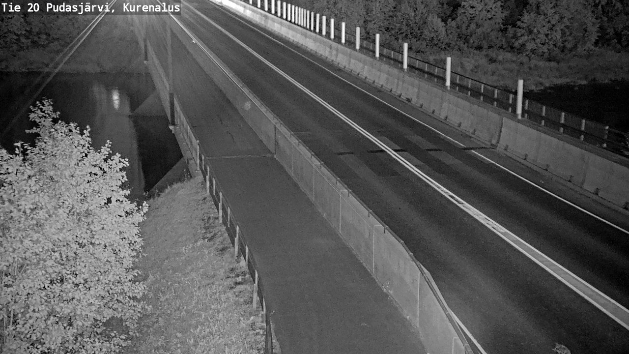 Weather Camera Image Väg 20Pudasjärvi, Kurenalus, Pudasjärvi, Pohjois-Pohjanmaa
