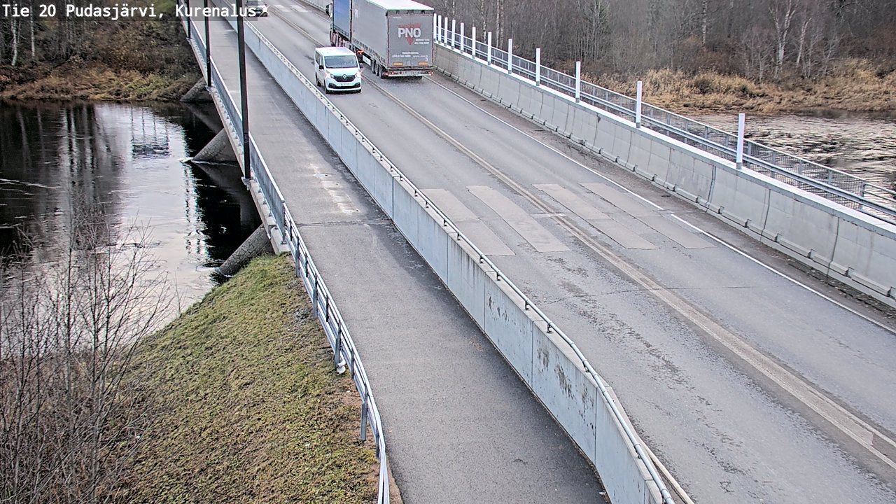 Kelikamerat Kuva Tie 20 Pudasjärvi, Kurenalus, Pudasjärvi, Pohjois-Pohjanmaa