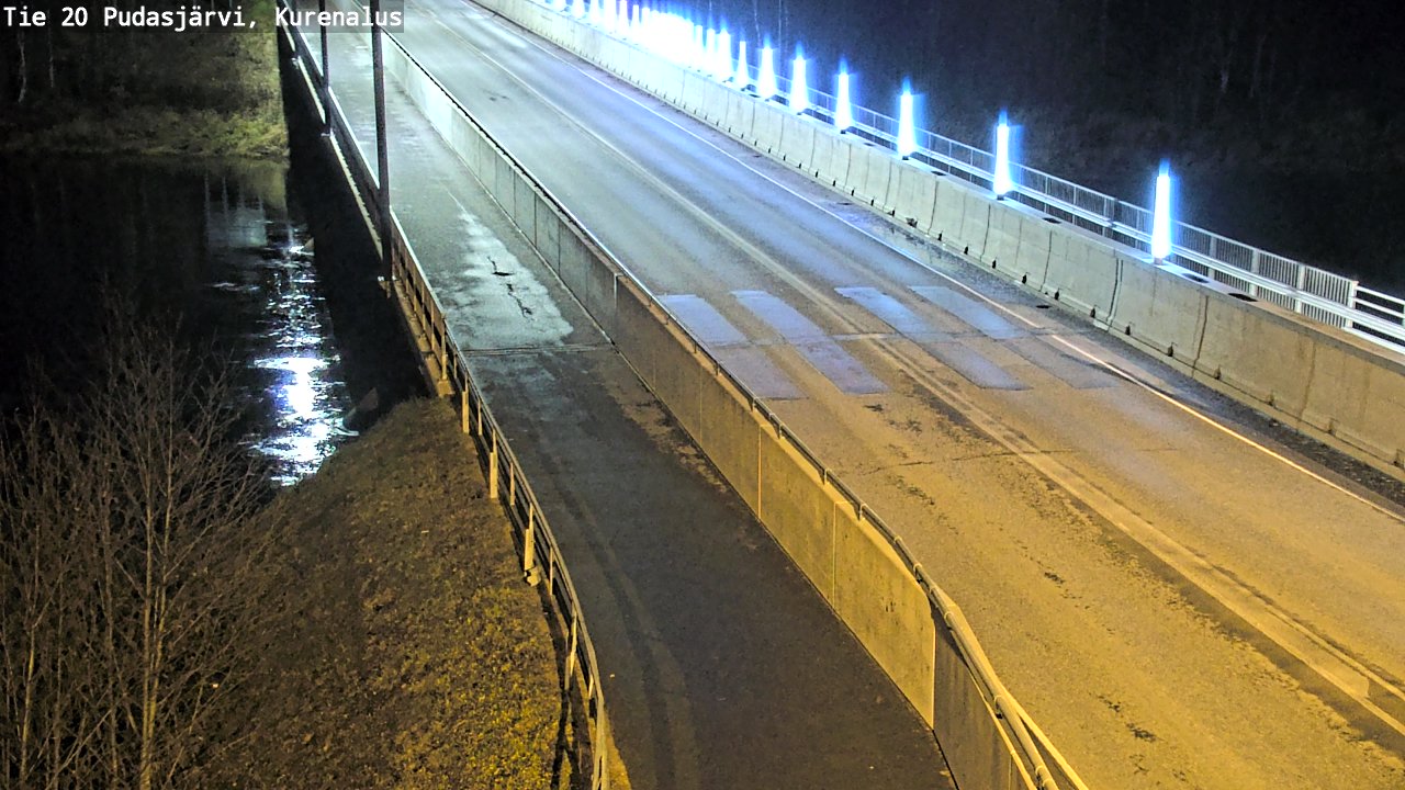 Kelikamerat Kuva Tie 20 Pudasjärvi, Kurenalus, Pudasjärvi, Pohjois-Pohjanmaa