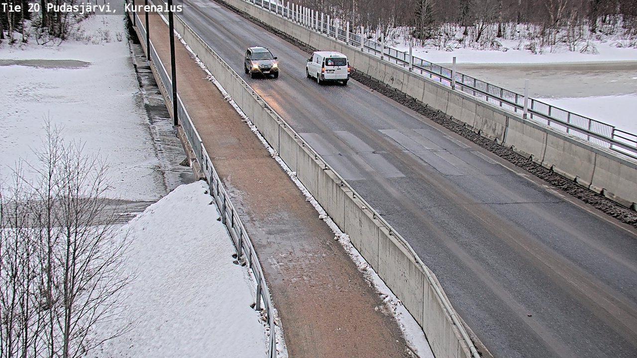 Kelikamerat Kuva Tie 20 Pudasjärvi, Kurenalus, Pudasjärvi, Pohjois-Pohjanmaa