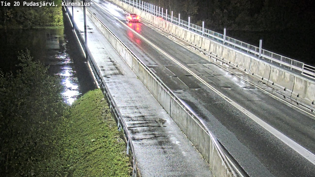 Weather Camera Image Road 20 Pudasjärvi, Kurenalus, Pudasjärvi, Pohjois-Pohjanmaa