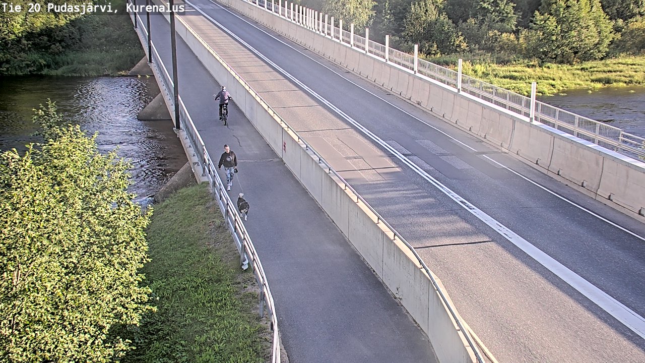 Weather Camera Image Väg 20Pudasjärvi, Kurenalus, Pudasjärvi, Pohjois-Pohjanmaa